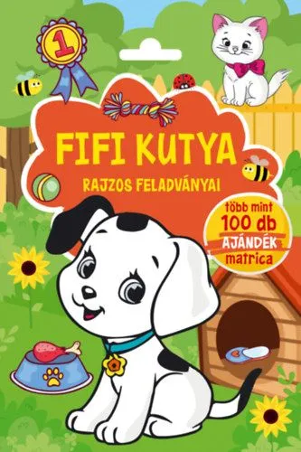 Olcsóbb Fifi kutya rajzos feladványai - Több mint 100 db ajándék matrica