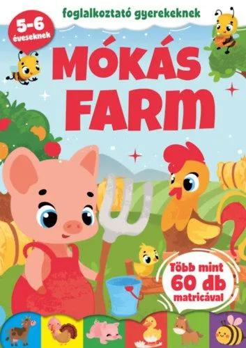 Olcsóbb Mókás farm - Foglalkoztató gyerekeknek - 5-6 éveseknek