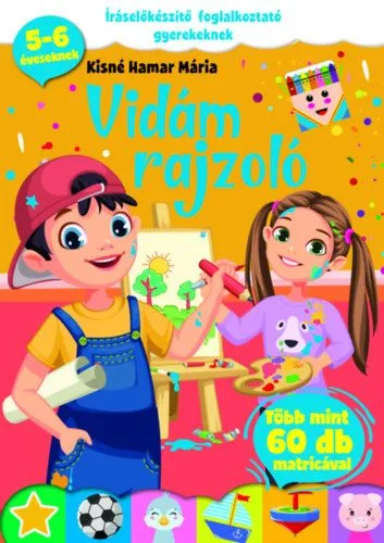 Vidám rajzoló - Íráselőkészítő foglalkoztató gyerekeknek Outlet