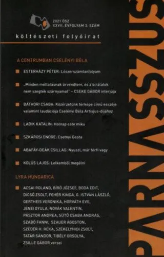 Nézd meg most Parnasszus költészeti folyóirat - 2021 ősz