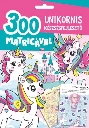 Outlet Unikornis készségfejlesztő - 300 matricával