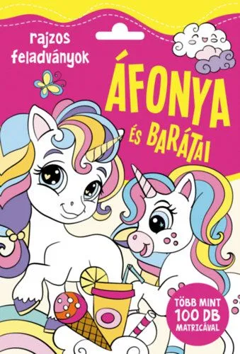 Áfonya és barátai - Rajzos feladványok, több mint 100 matricával Népszerű