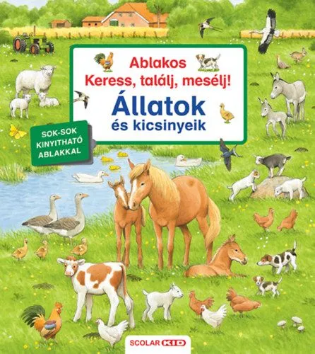 Alacsony ár Ablakos Keress, találj, mesélj! - Állatok és kicsinyeik
