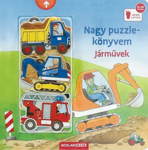Különleges ajánlat Nagy puzzle-könyvem - Járművek