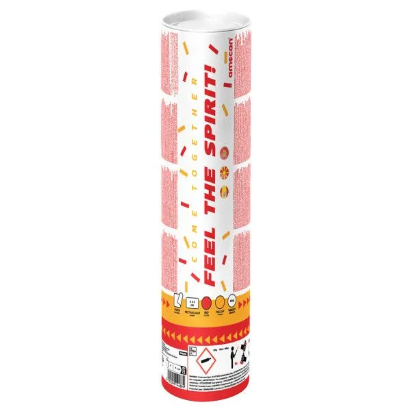 Színes Piros Sárga Red/Yellow konfetti kilövő Szuper ajánlat