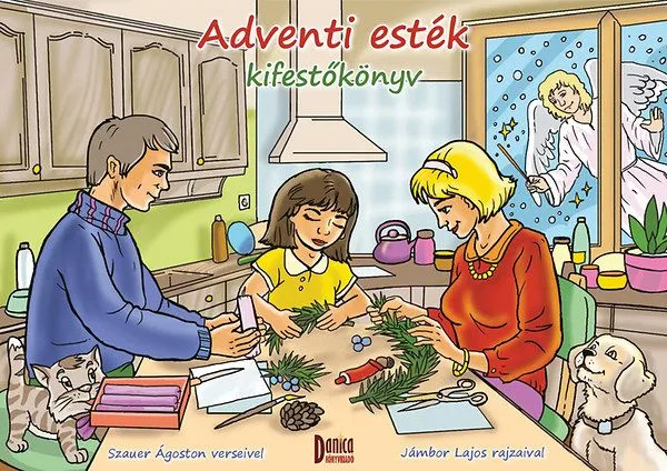 Adventi esték kifestőkönyv - Szauer Ágoston verseivel Kiárusítás