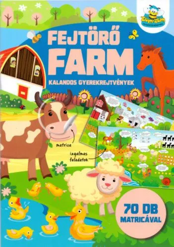 Szuper ajánlat Fejtörő farm - Kalandos gyerekrejtvények