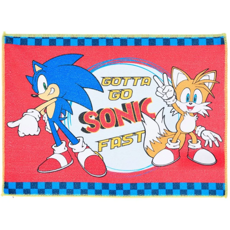 Népszerű Sonic a sündisznó Gotta Go kéztörlő, arctörlő, törölköző 40x30 cm