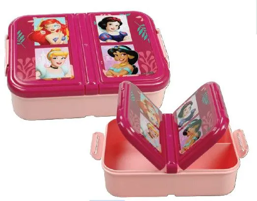Ajánlat Disney Hercegnők több rekeszes uzsonnás doboz, szendvicsdoboz