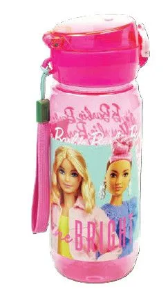 Barbie Shine Bright műanyag kulacs akasztóval 600 ml Biztonságos fizetés