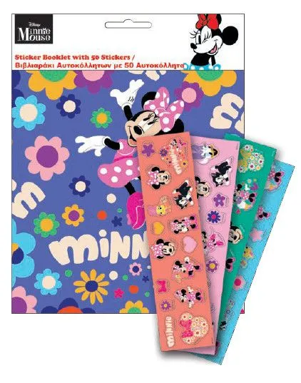 Szezonális akció Disney Minnie matricás album 50 db matricával