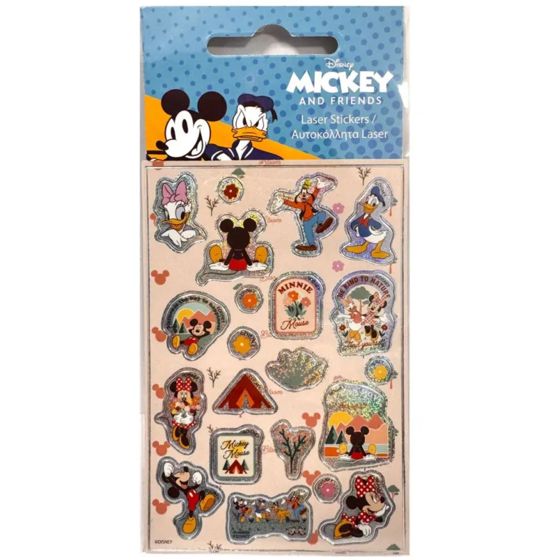 Gyors kiszállítás Disney Mickey Happiness hologrammos matrica szett