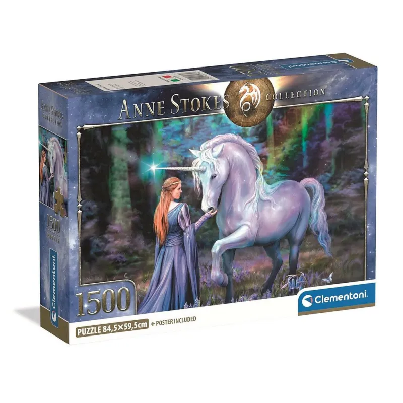 Árengedmény Anne Stokes Bluebell Wood 1500 db-os Compact puzzle Clementoni