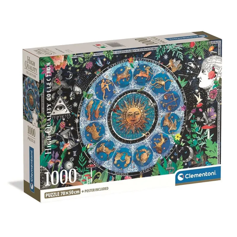 Azonnali szállítás Asztrológia Chart 1000 db-os Compact puzzle Clementoni
