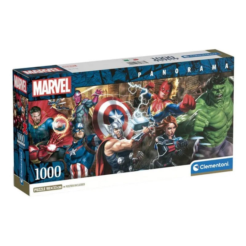 Végkiárusítás Bosszúállók Ultimate Unite 1000 db-os panorama puzzle Clementoni