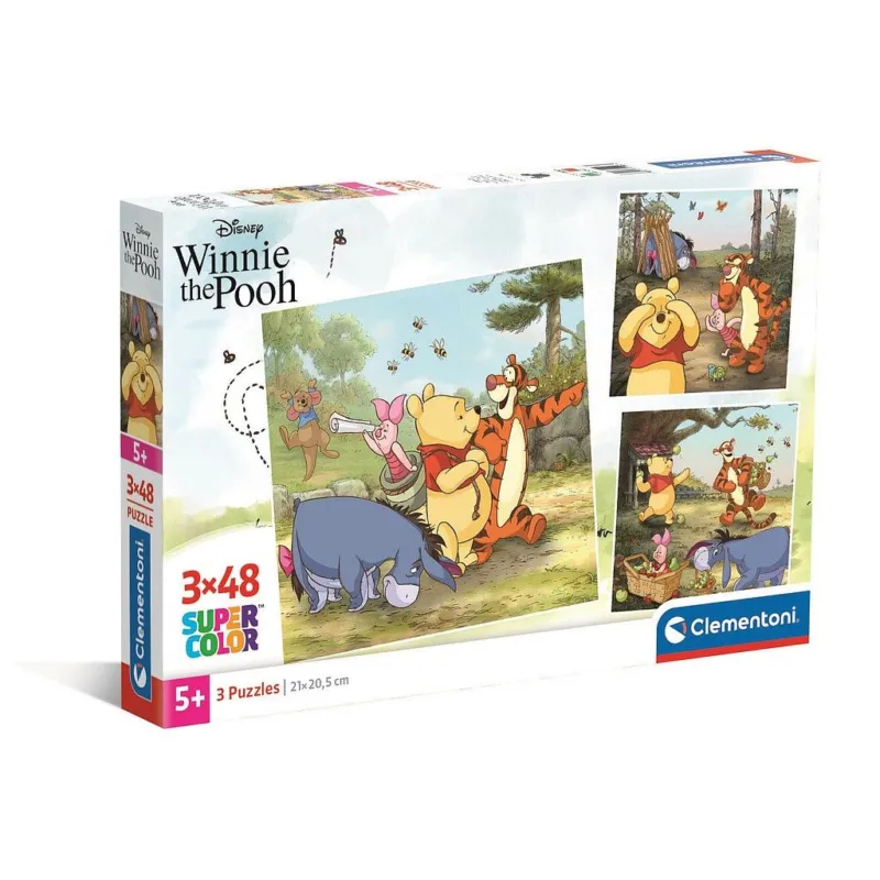 Disney Micimackó 3x48 db-os puzzle Clementoni Azonnal elérhető