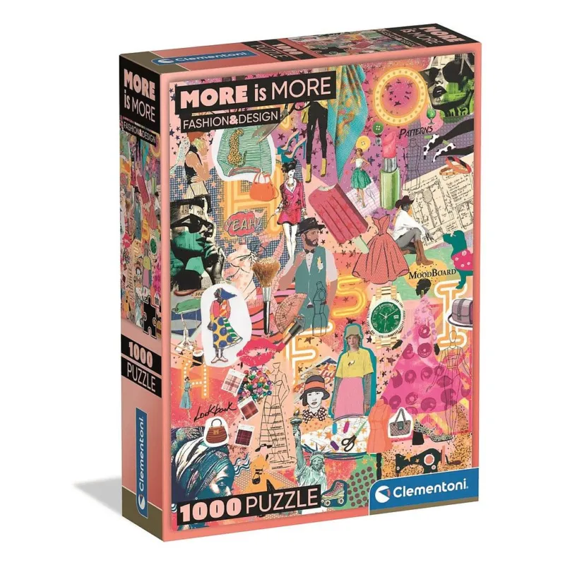 Azonnali szállítás Divat Design 1000 db-os Compact puzzle Clementoni