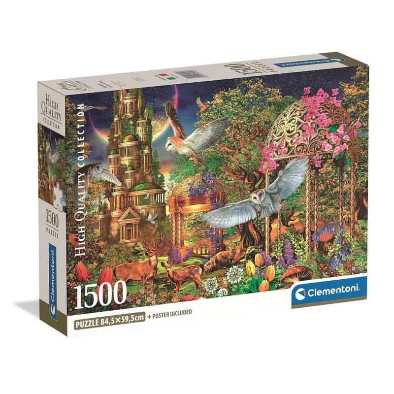 Vedd meg most Fantázia kert Woodland 1500 db-os Compact puzzle Clementoni