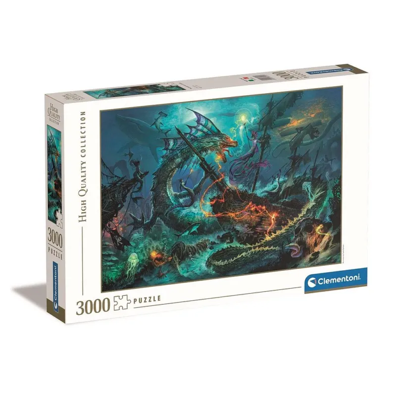 Expressz szállítás Fantázia világ Underwater Battle 3000 db-os puzzle Clementoni