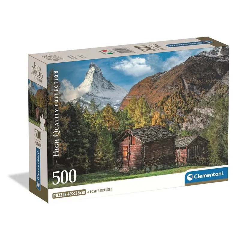 Hegyvidék Charming Matterhorn 500 db-os Compact puzzle Clementoni Vedd meg online