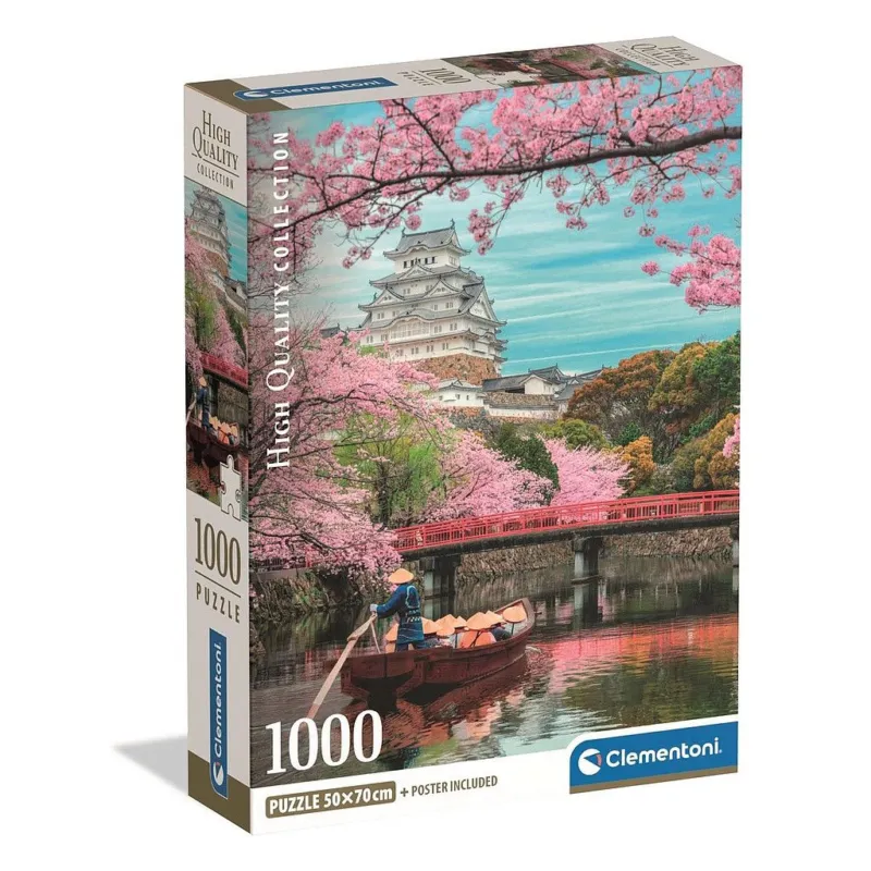 Japán Himeji 1000 db-os puzzle Clementoni Gyors kiszállítás