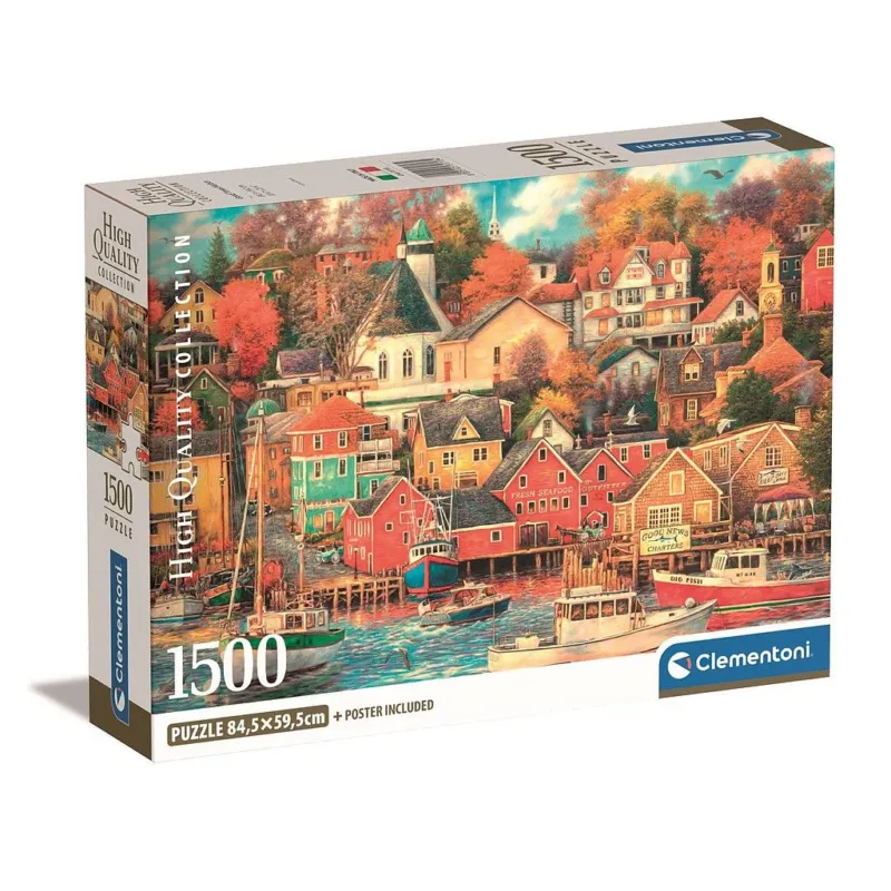 Árengedmény Kikötő Good Times 1500 db-os Compact puzzle Clementoni