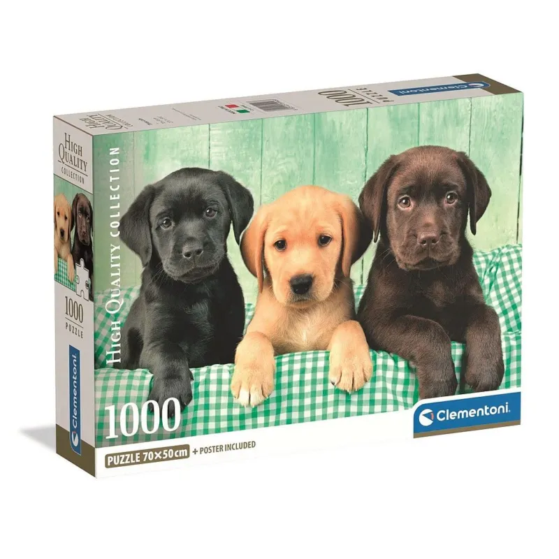 Bestseller Kutyás Three Labs 1000 db-os puzzle Clementoni