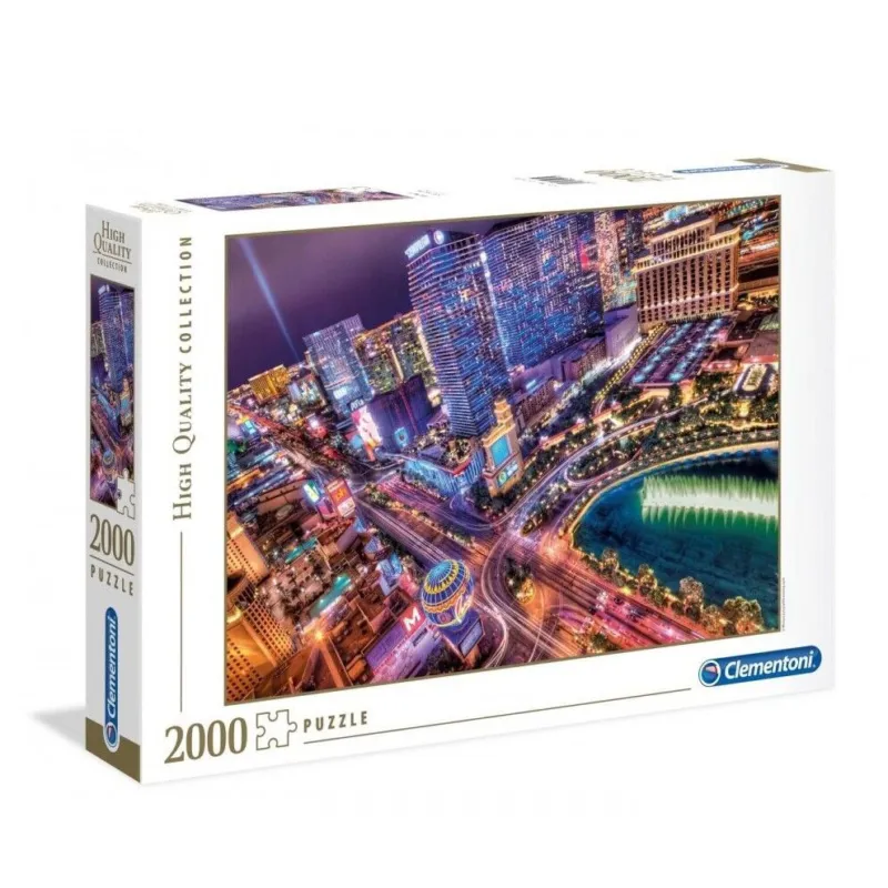 Árengedmény Las Vegas Night 2000 db-os puzzle Clementoni