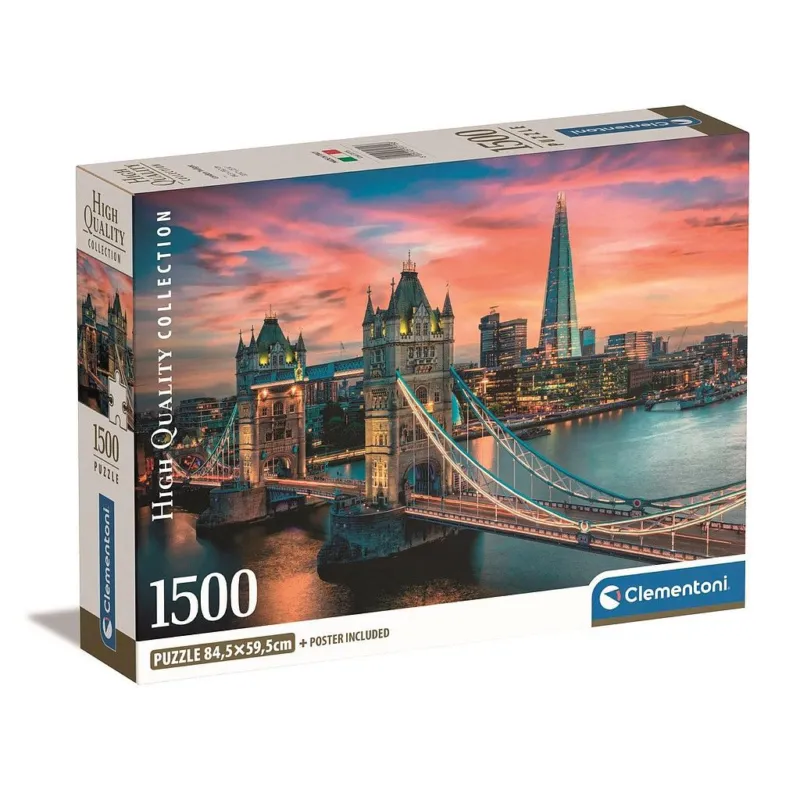 Vásárlói kedvenc London Twilight 1500 db-os Compact puzzle Clementoni