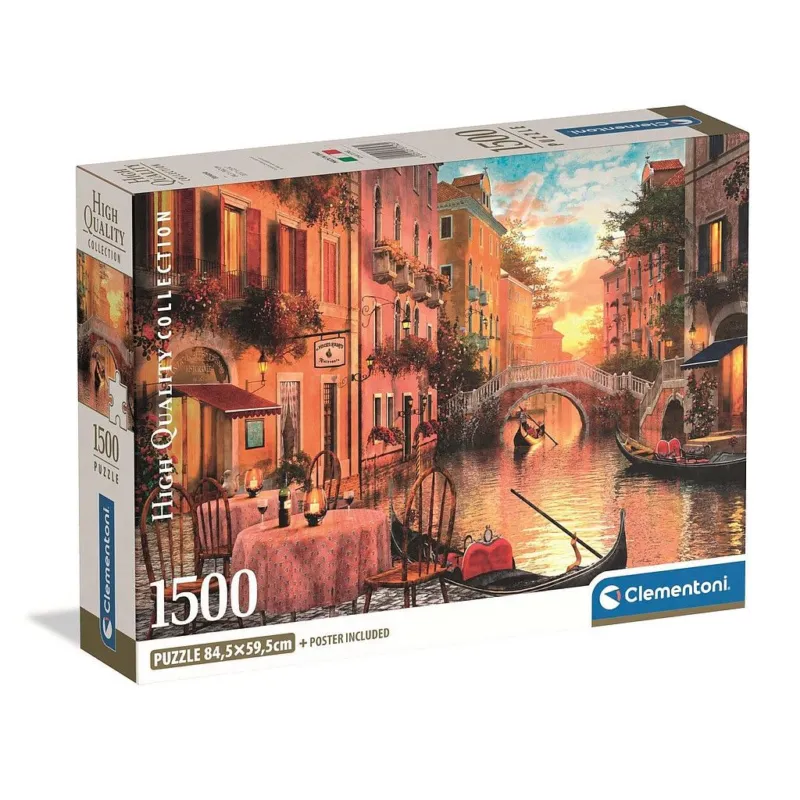 Akció Olaszország Venezia 1500 db-os Compact puzzle Clementoni