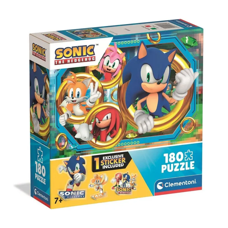 Biztonságos fizetés Sonic a sündisznó 180 db-os puzzle Clementoni
