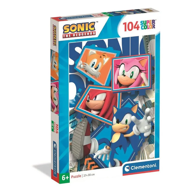 Exkluzív ajánlat Sonic, a sündisznó 104 db-os puzzle Clementoni