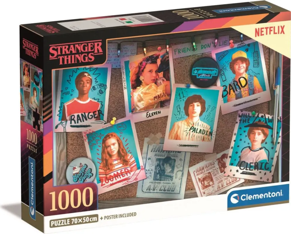 Stranger Things 1000 db-os Compact puzzle Clementoni Vedd meg online