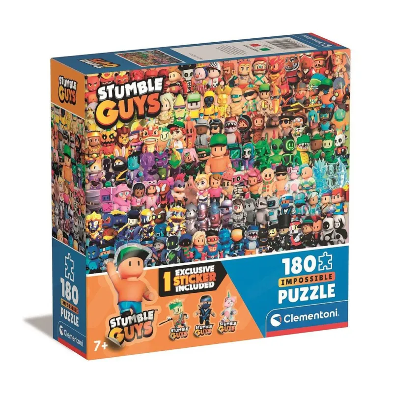 Stumble Guys Every Character 180 db-os Impossible puzzle Clementoni Rendeld meg most