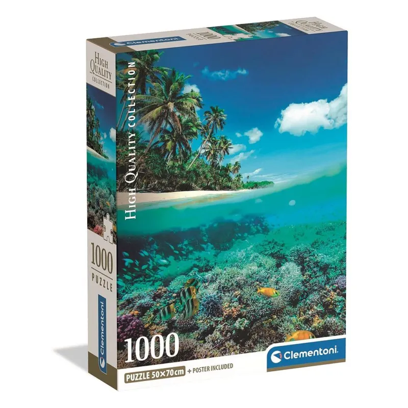 Sziget Summer Paradise 1000 db-os Compact puzzle Clementoni Biztonságos vásárlás