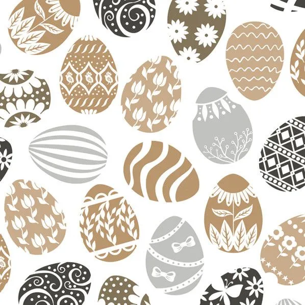 Prémium Húsvét Elegant Eggs szalvéta 20 db-os 33x33 cm