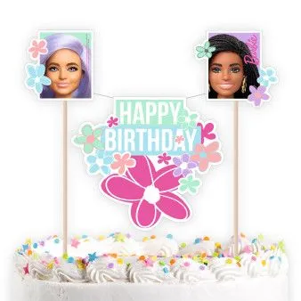 Barbie Sweet Life torta dekoráció 26 cm Akció