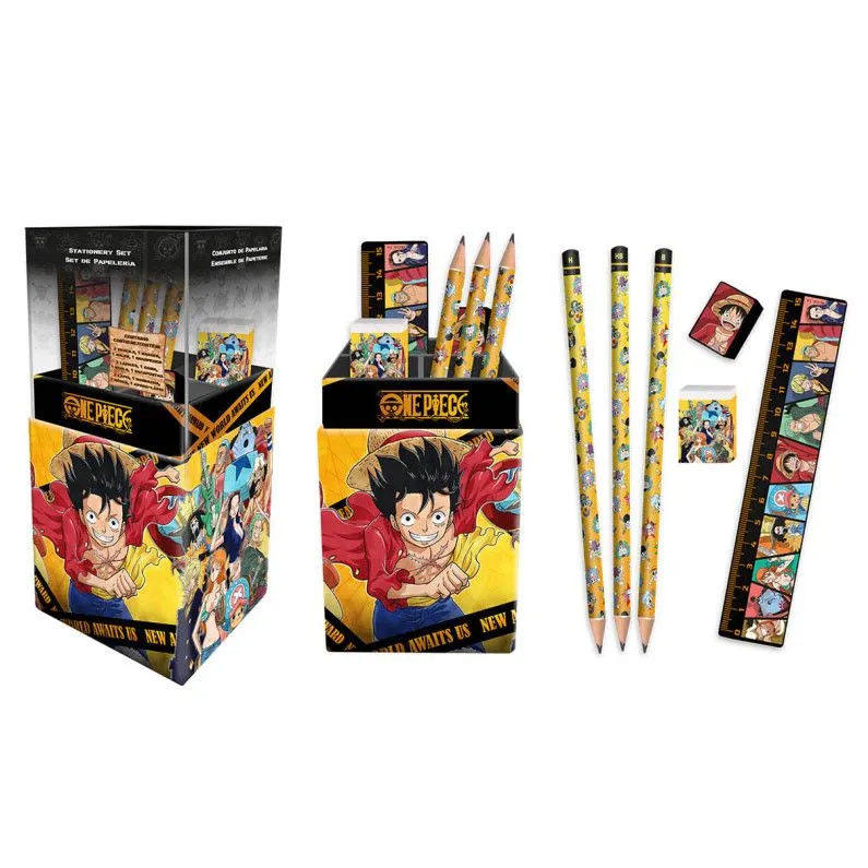 One Piece asztali tolltartó szett Olcsó