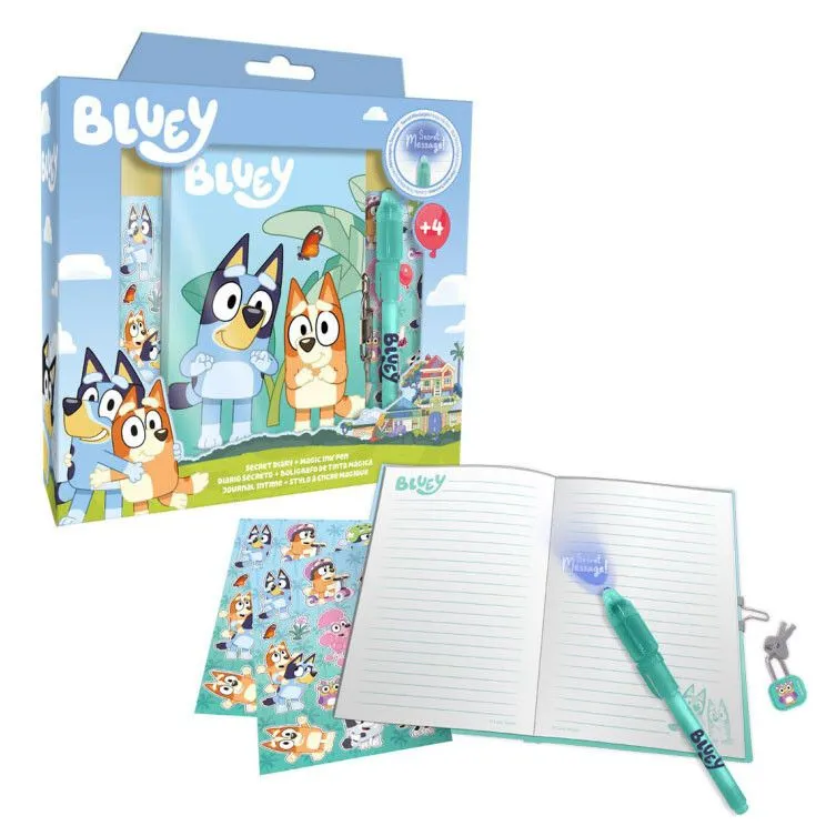 Olcsó Bluey Life napló + mágikus toll szett