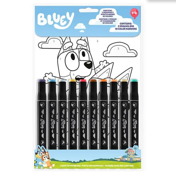 Vedd meg online Bluey Life számos színező