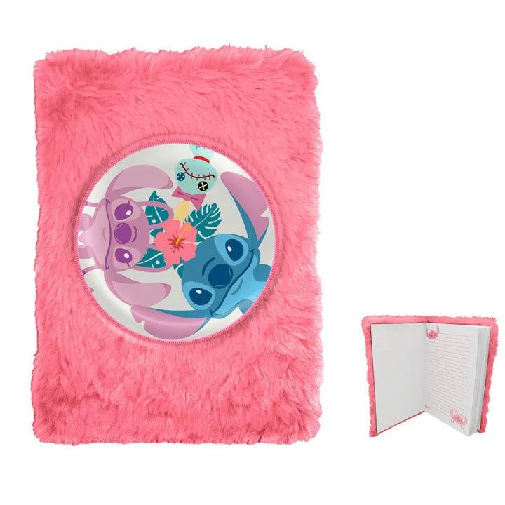 Gyors kiszállítás Disney Lilo és Stitch, A csillagkutya plüss A5 notesz, jegyzetfüzet