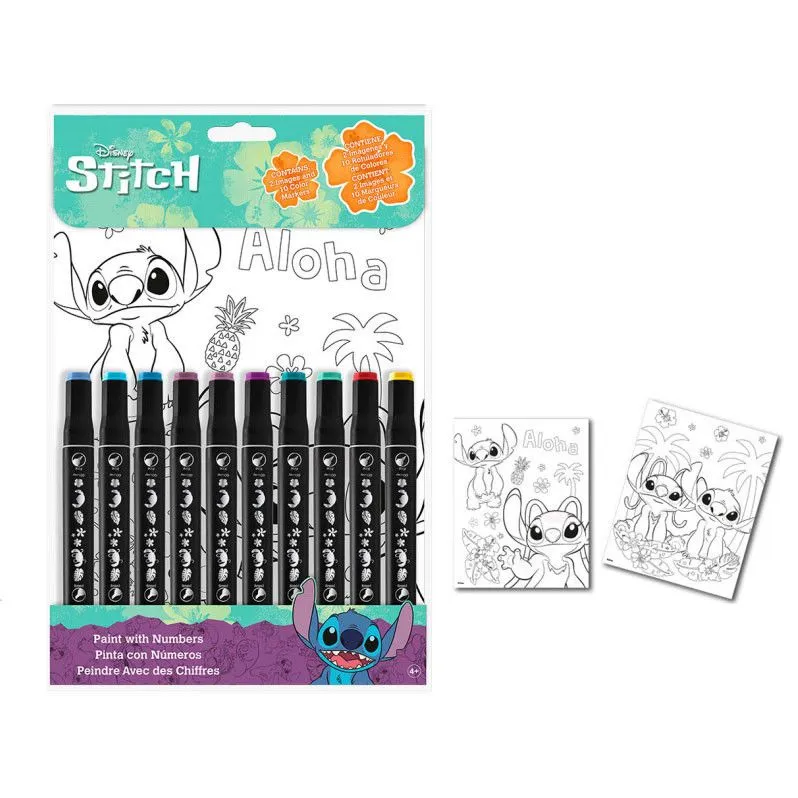 Disney Lilo és Stitch, A csillagkutya számos színező Újdonság