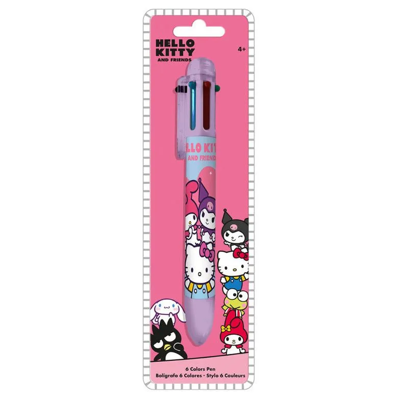 Hello Kitty Friends 6 színű toll Biztonságos vásárlás
