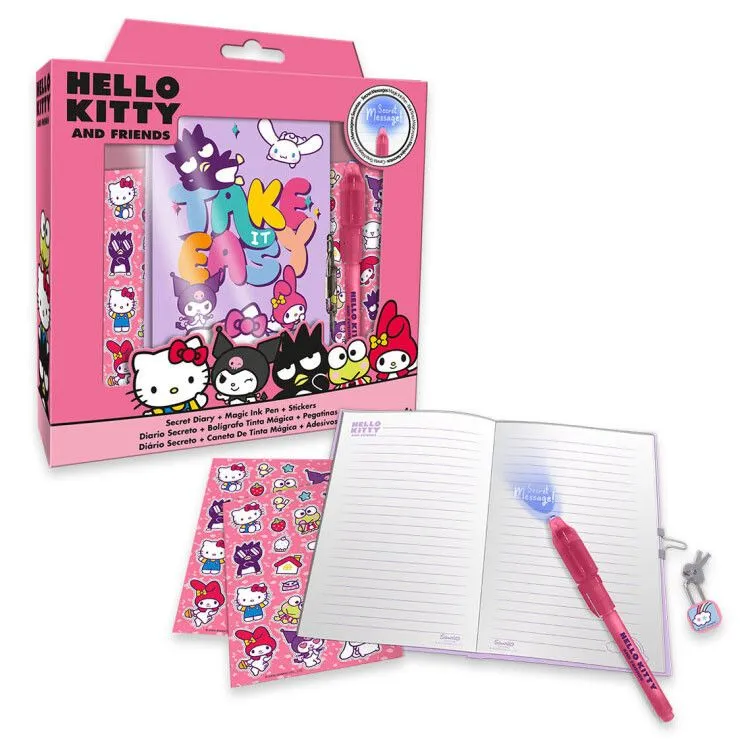 Utolsó esély Hello Kitty Friends napló + mágikus toll szett