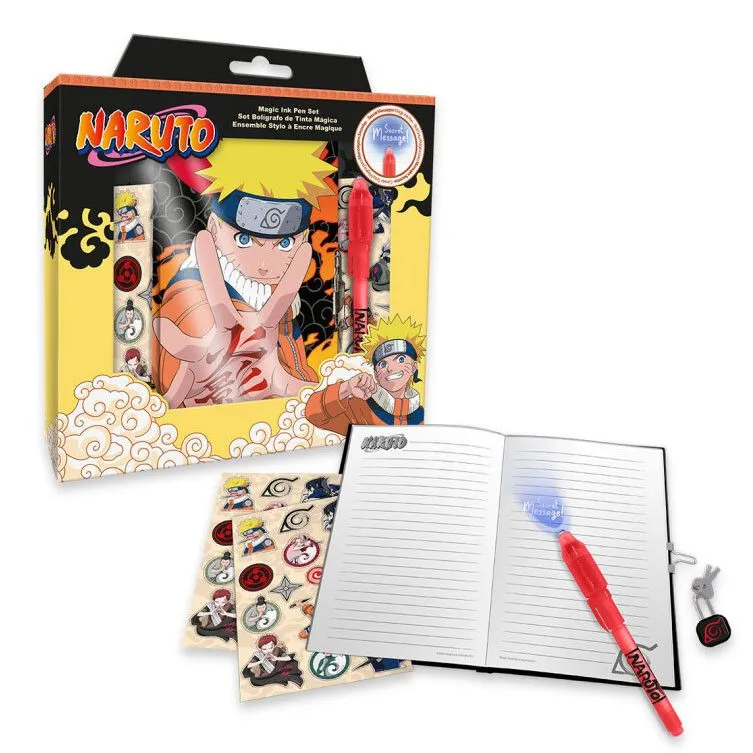 Vásárlói kedvenc Naruto napló + mágikus toll szett