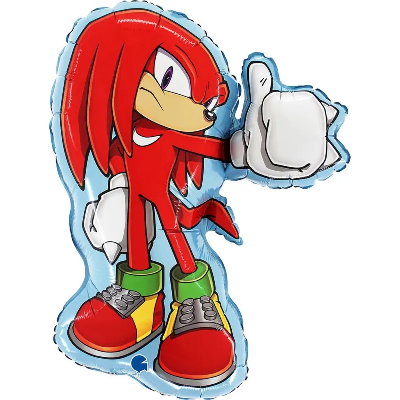 Sonic a sündisznó Knuckles fólia lufi 66 cm Kiárusítás