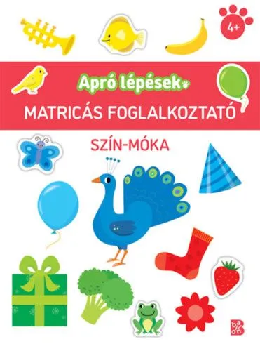 Apró lépések - Szín-móka - Matricás foglalkoztató Akció