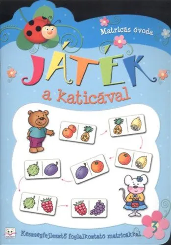 Játék a katicával 3. (kék) - Készségfejlesztő foglalkoztató matricákkal Utolsó esély