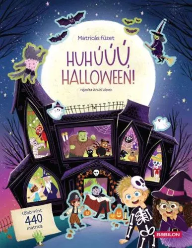 Legjobb ár Huhúúú, Halloween! - Matricás füzet