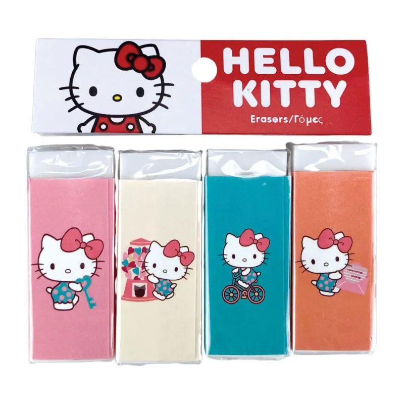 Szuper ajánlat Hello Kitty Sweetheart radír szett 4 db-os